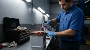 preventing battery corrosion using terminal protectant spray