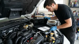 replacing dirty engine air filter quick fix guide
