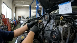 replacing serpentine belt to fix squealing noise