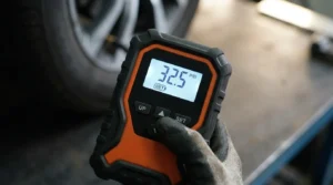 setting correct tire pressure psi on digital inflator