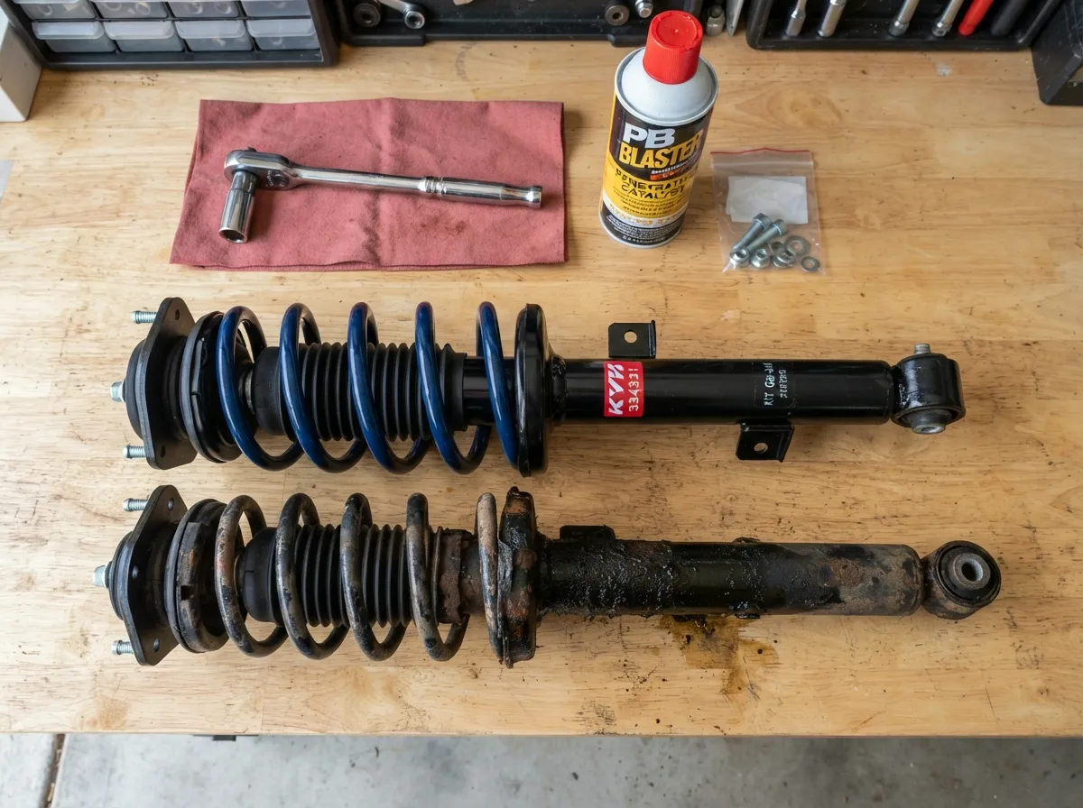 car suspension noises, clunking over bumps, noisy strut diagnosis, shock absorber noise, squeak when driving over bumps, suspension noise diagnosis, suspension noise over bumps, suspension repair cost, suspension troubleshooting:Starter Motor Failure Symptoms: 9 Signs And Fixes:https://motoradvises.com/starter-motor-failure-symptoms/