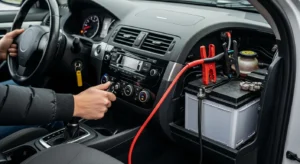 disconnecting portable jump starter after successful start