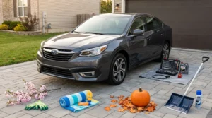 summer car maintenance checking coolant and battery