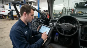 diagnostic scan for electric power steering system faults