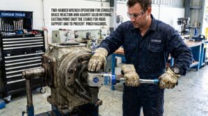attaching socket to torque multiplier correctly