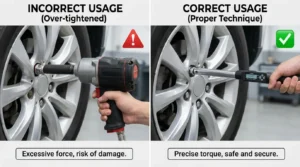 common torque stick mistakes and lug nut safety tips