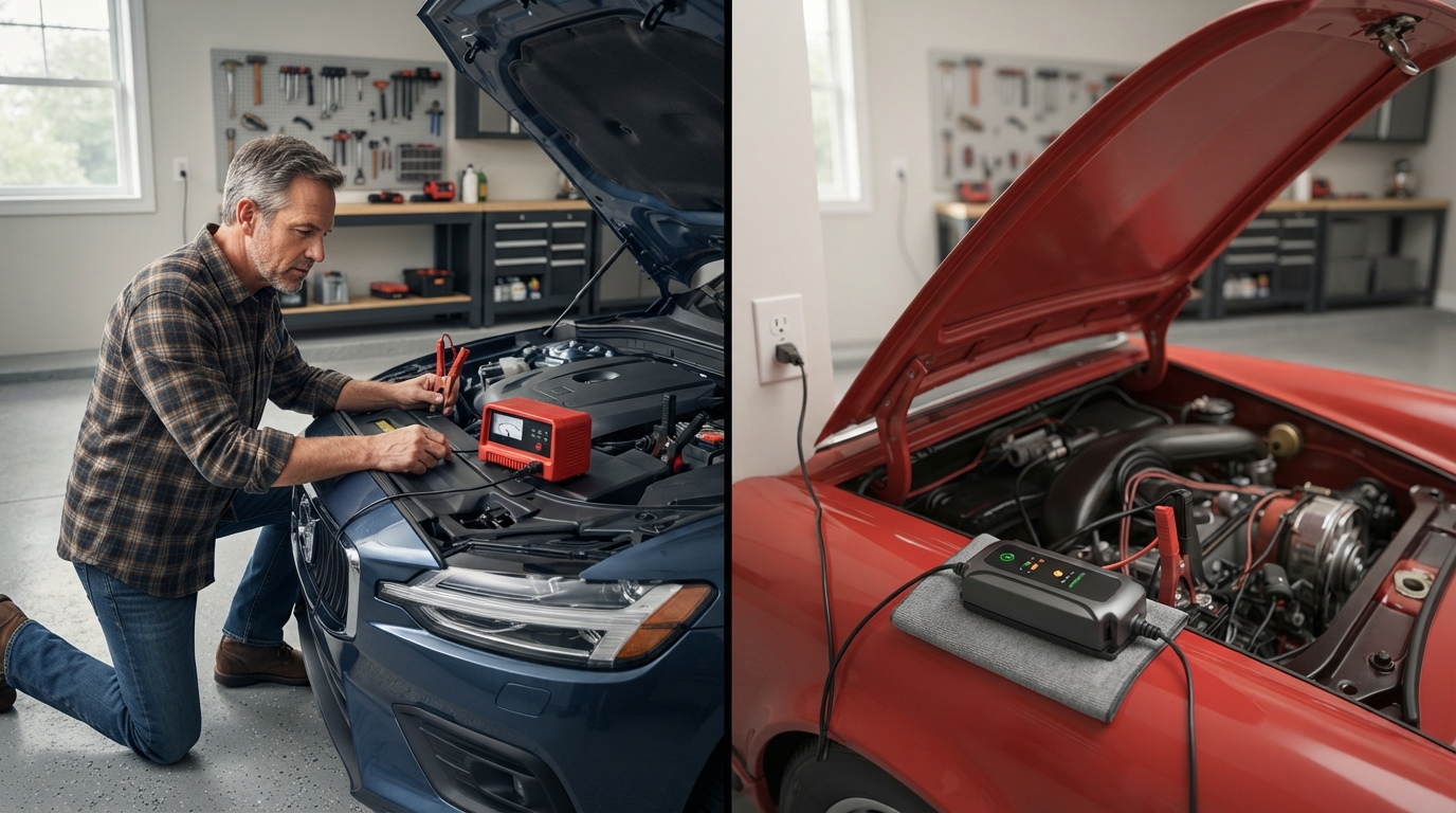 Trickle Charger Vs Battery Maintainer: Ultimate Guide 2026