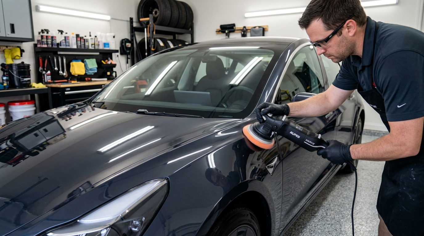 what is a car polish how it protects and shines paint finish
