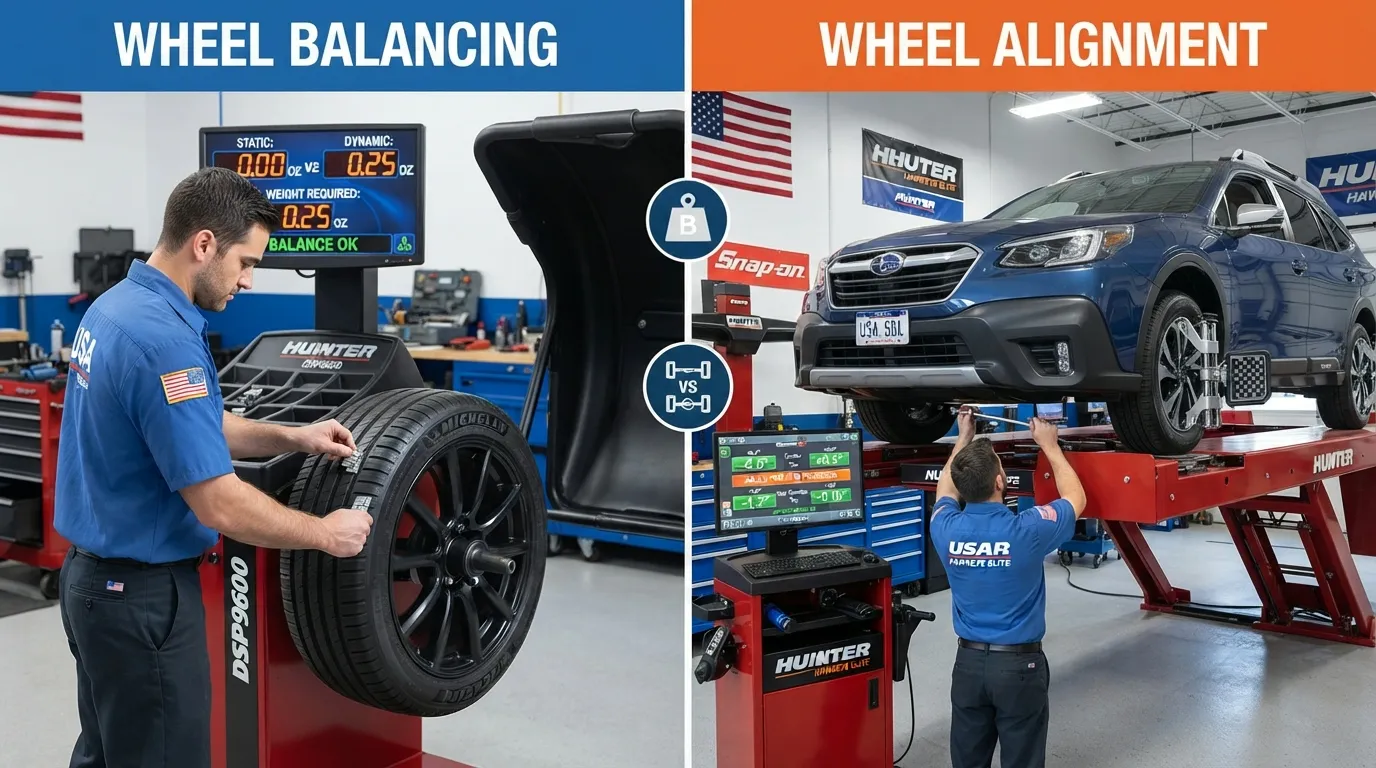 Wheel Balancing Vs Wheel Alignment What's The Difference