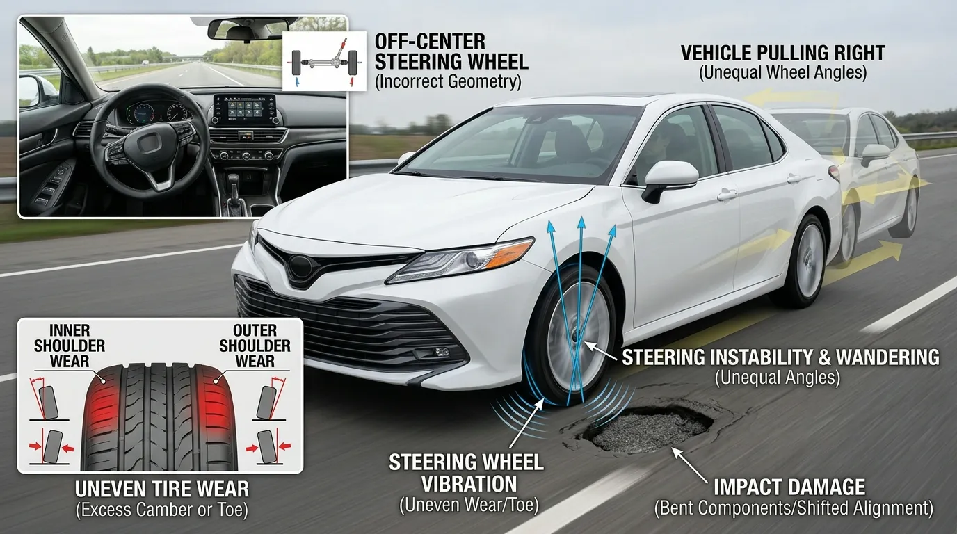 Wheel Alignment Problems Symptoms: How To Spot And Fix
