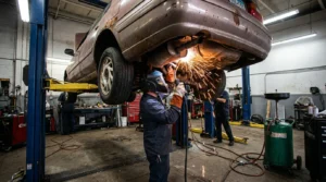 dangerous exhaust fumes entering car cabin from leak