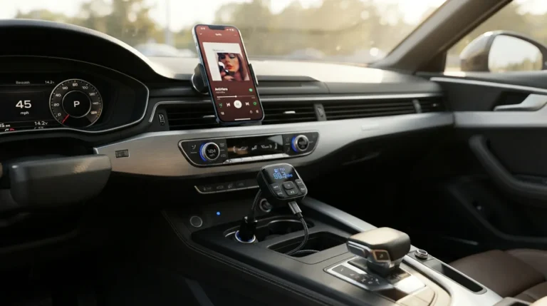 "best Bluetooth adapter for older cars, best car Bluetooth adapter, Bluetooth adapter, Bluetooth car adapter AUX, Bluetooth dongle for car, car Bluetooth, hands-free car kit, wireless car adapter,Best Car Bluetooth Adapter: Top Picks For 2026, motoradvises.com/best-car-bluetooth-adapter/"