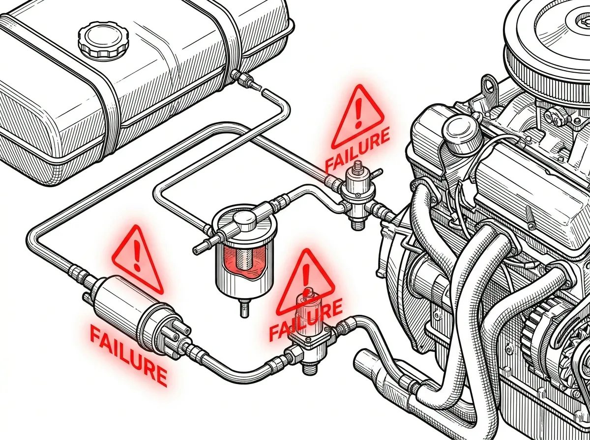 "Bad Fuel Pressure Regulator Symptoms, Engine Stalling Causes, Fuel Pressure Regulator, Fuel System Diagnostics, How To Test Fuel Pressure Regulator, Older Car Fuel Issues, Poor Fuel Economy Symptoms, Signs Of Fuel Regulator Failure,Symptoms Of A Bad Fuel Pressure Regulator In Older Cars: Go, https://motoradvises.com/symptoms-of-a-ba…or-in-older-cars/"