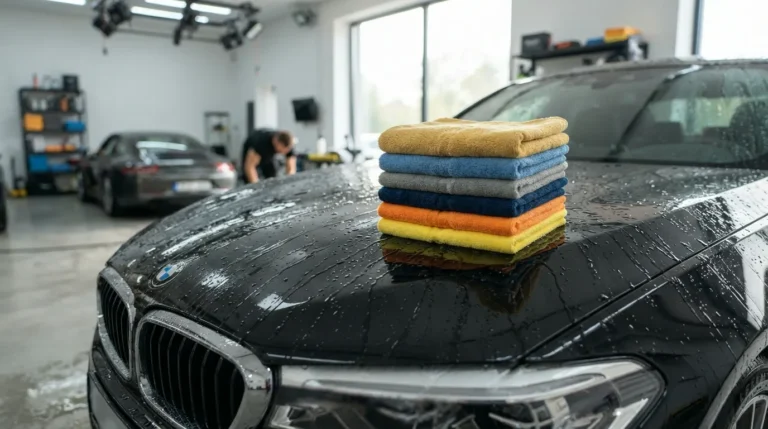 "auto microfiber towels, best car towels, best microfiber towels for cars, car detailing towels, car drying towel, microfiber towel care tips, microfiber towels, scratch-free car towels,Best Microfiber Towels For Cars: Top Picks & Buying Guide, motoradvises.com/best-microfiber-towels-for-cars"