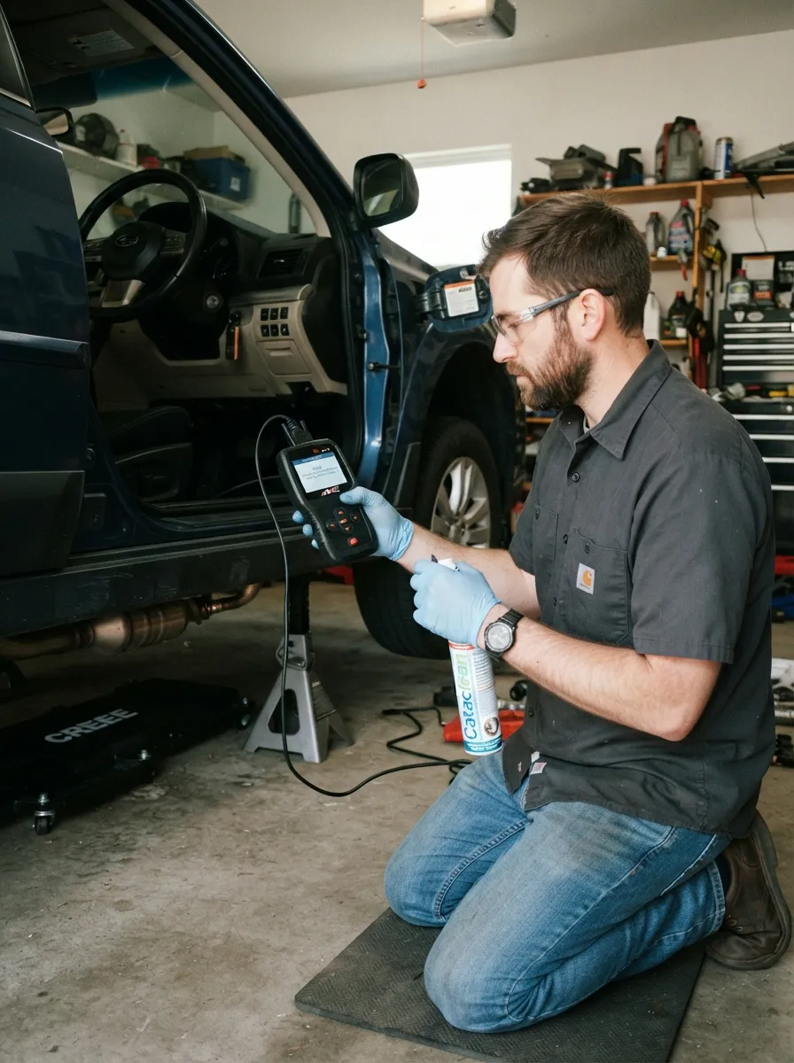 catalytic converter P0420, cheap P0420 fixes, fix P0420 without replacing catalytic converter, OBD2 P0420 troubleshooting, oxygen sensor diagnosis, P0420 catalytic converter code, P0420 code fix, pass emissions test P0420,P0420 Code Fix Without Replacing Catalytic Converter: Guide, https://motoradvises.com/p0420-code-fix-w…alytic-converter/