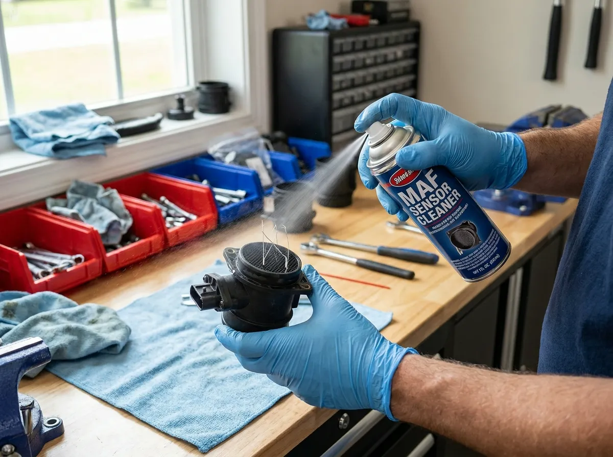 "clean MAF sensor safely, DIY car maintenance, engine performance tips, how to clean MAF sensor, MAF cleaner at home, MAF sensor cleaning, MAF sensor symptoms, mass air flow sensor cleaning, step-by-step MAF cleaning,How To Clean A Mass Air Flow Sensor Safely At Home: Guide, https://motoradvises.com/how-to-clean-a-m…r-safely-at-home/"